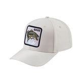 Bass V2 6-Panel Baseball Cap with Beige front and Beige back